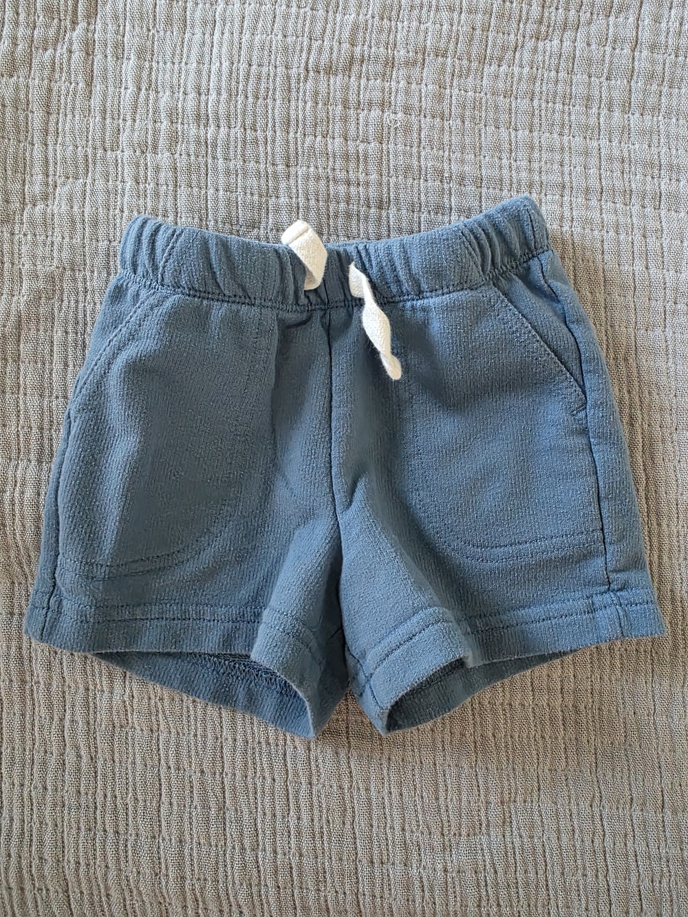 Cat & Jack Slate Blue Terry Pull-On Shorts